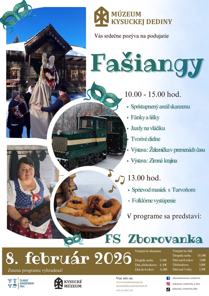 Fašiangy plagát 2026