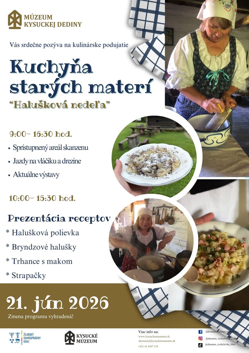 plagát Halušková nedeľa 2026