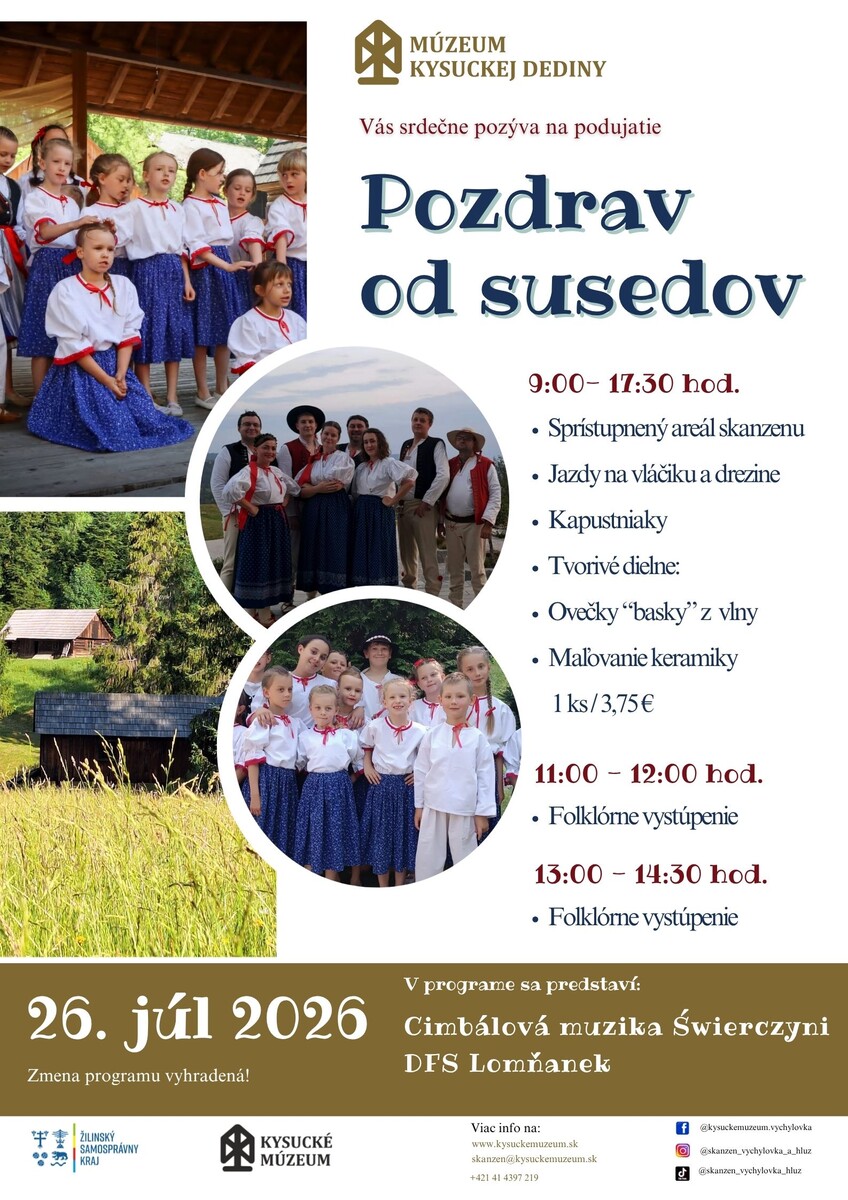 Pozdrav od susedov plagát 2026