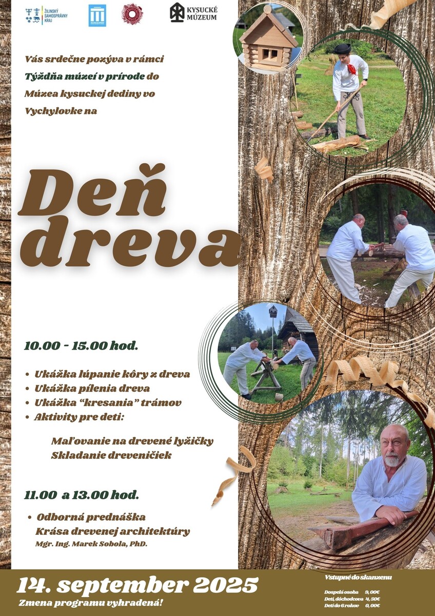 Deň dreva plagát 2025