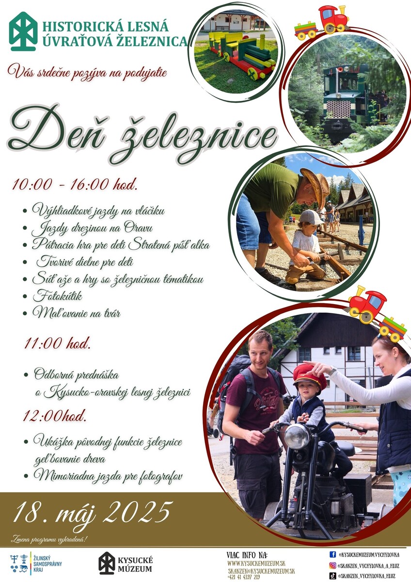 plagát deň železnice