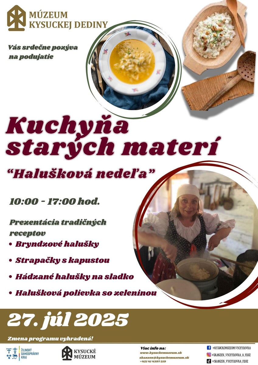 Halušková nedeľa plagát