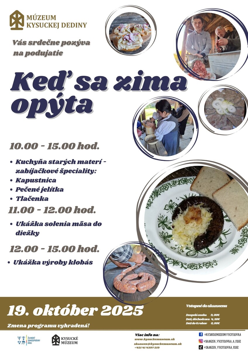 Keď sa zima opýta plagát 2025