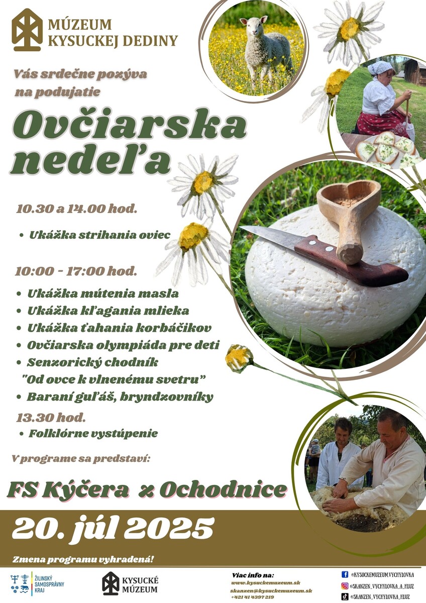 Ovčiarska nedela plagát 2025