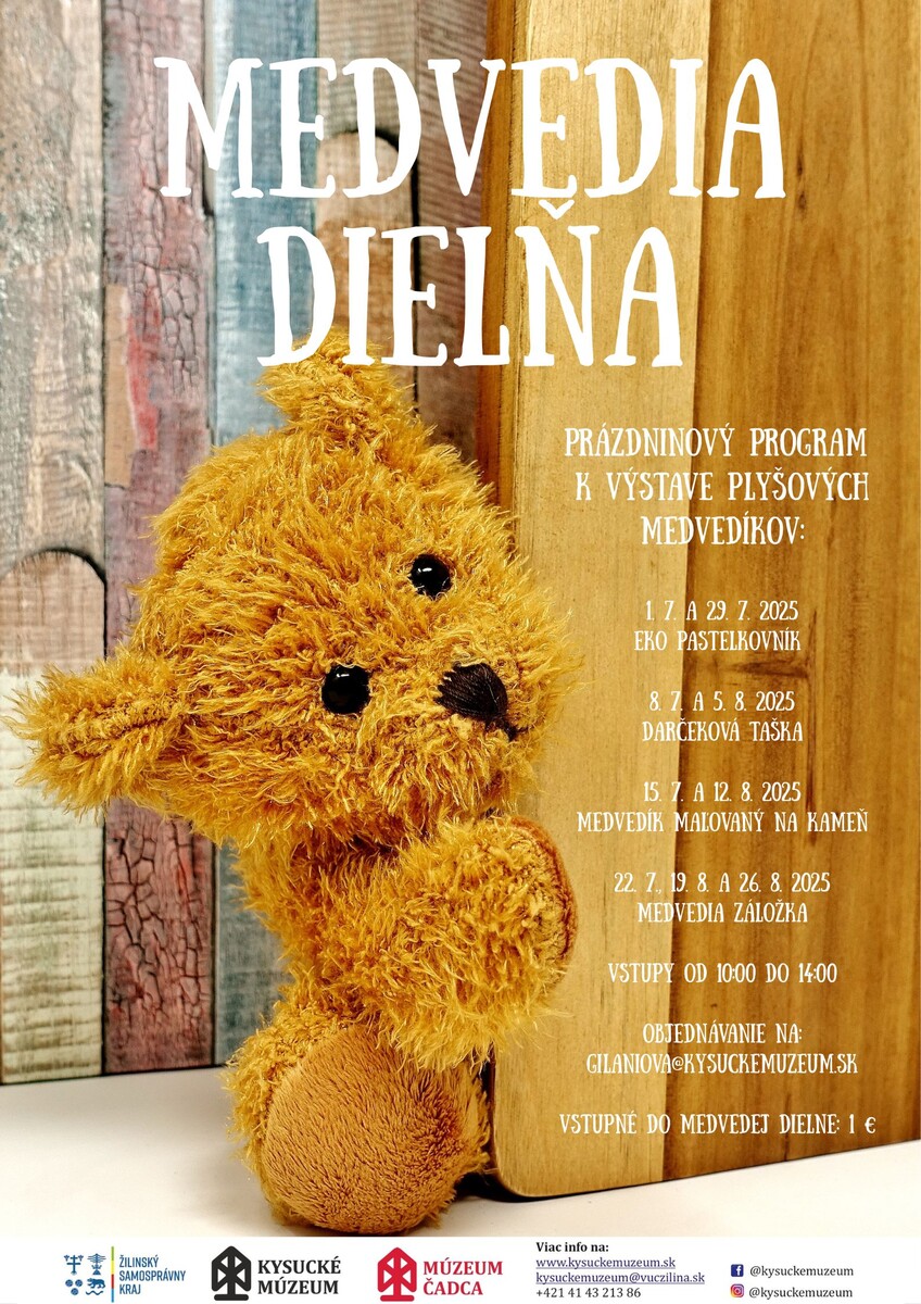 Medvedia dielňa plagát