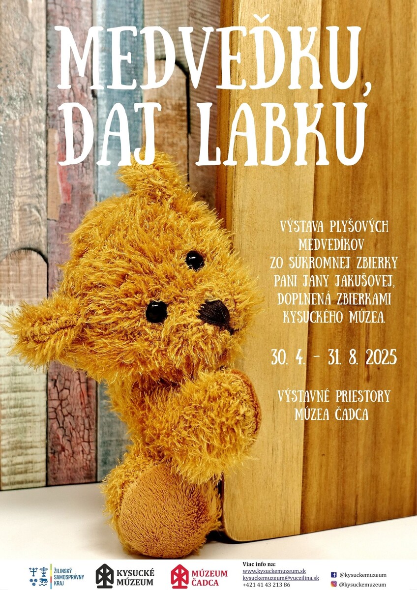 Medveďku daj labku plagát