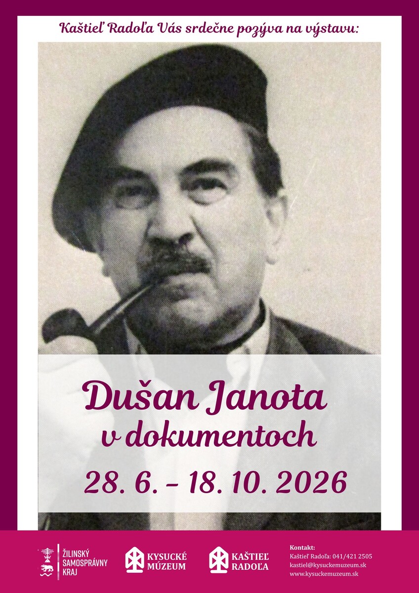 Dušan Janota v dokumentoch plagát Radoľa