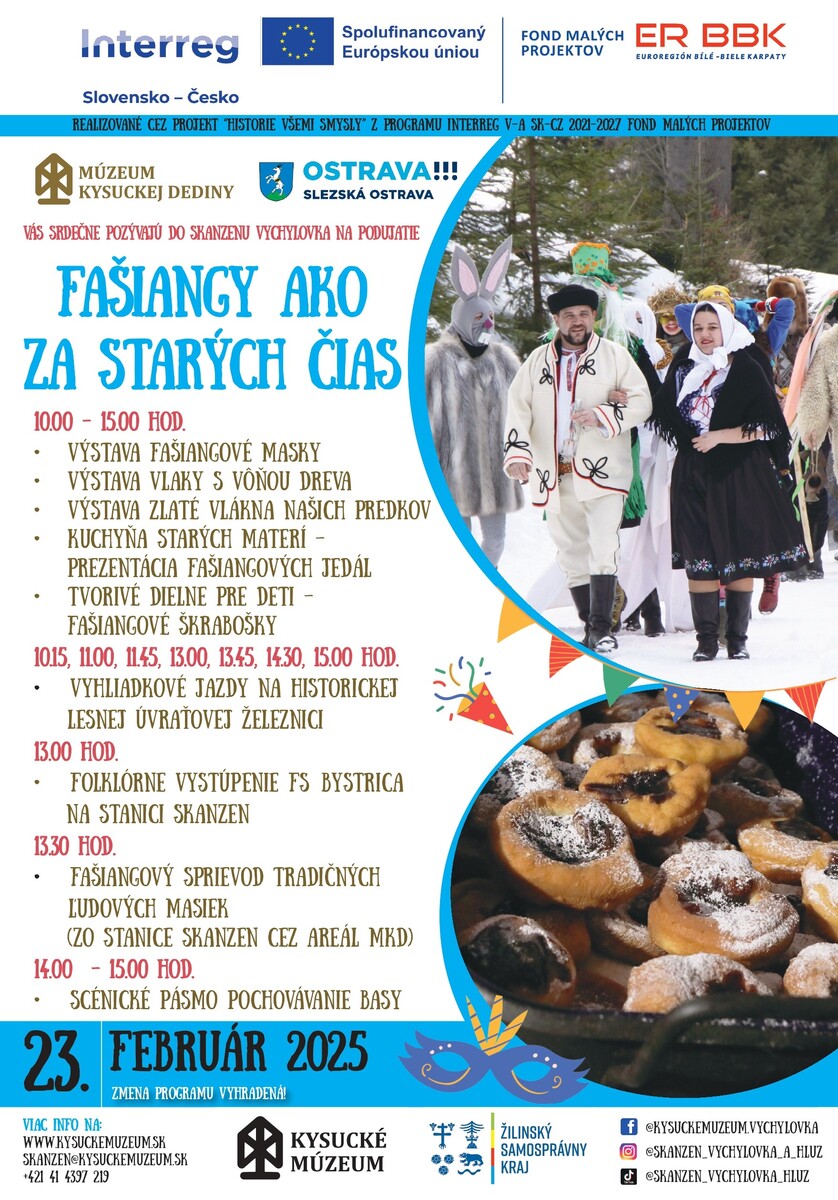 Plagát fašiangy SK